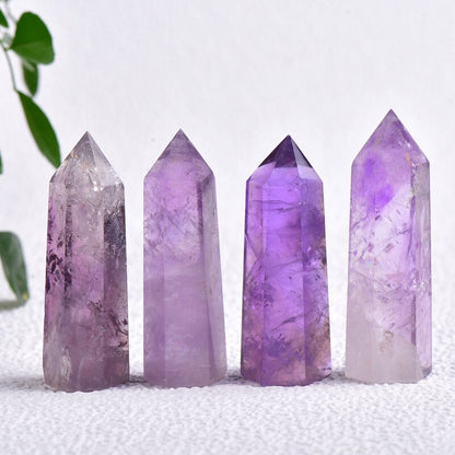 Natural Brazilian Amethyst Tower