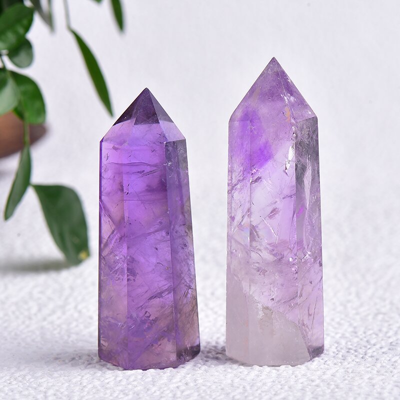 Natural Brazilian Amethyst Tower