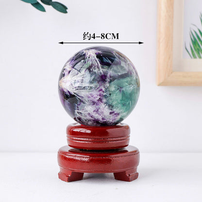 Feather Fluorite Sphere