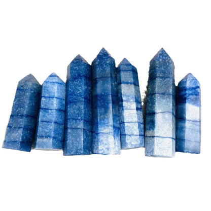 Natural Crystal Single Blue Dongling Tower