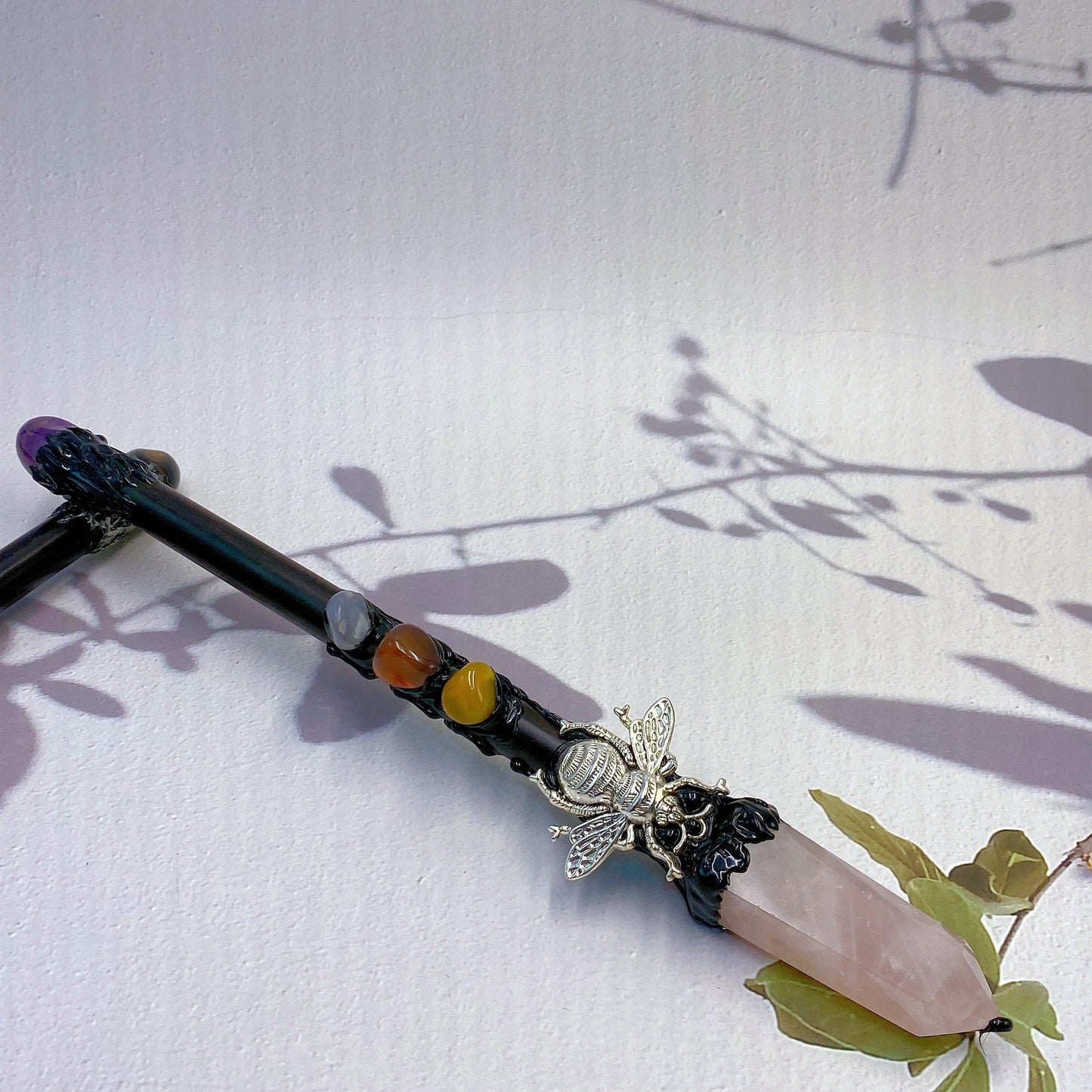 Natural Crystal Magic Wand Fairy Stick