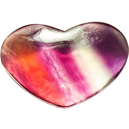 Natural Fluorite Heart