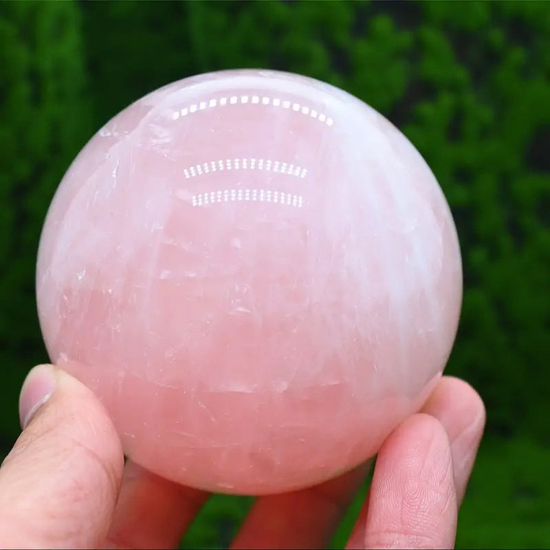 Natural Rose Quartz Sphere