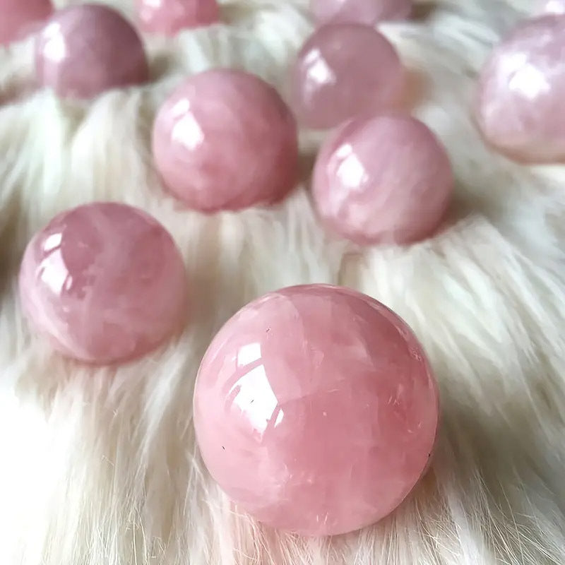 Natural Rose Quartz Sphere